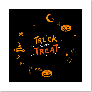 Trick or Treat Festive! Posters and Art